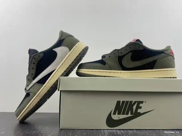Cheap SCOTT TRAVIS DM7866-002 OG JORDAN OLIVE' 'BLACK SP AIR 1 X LOW 0505